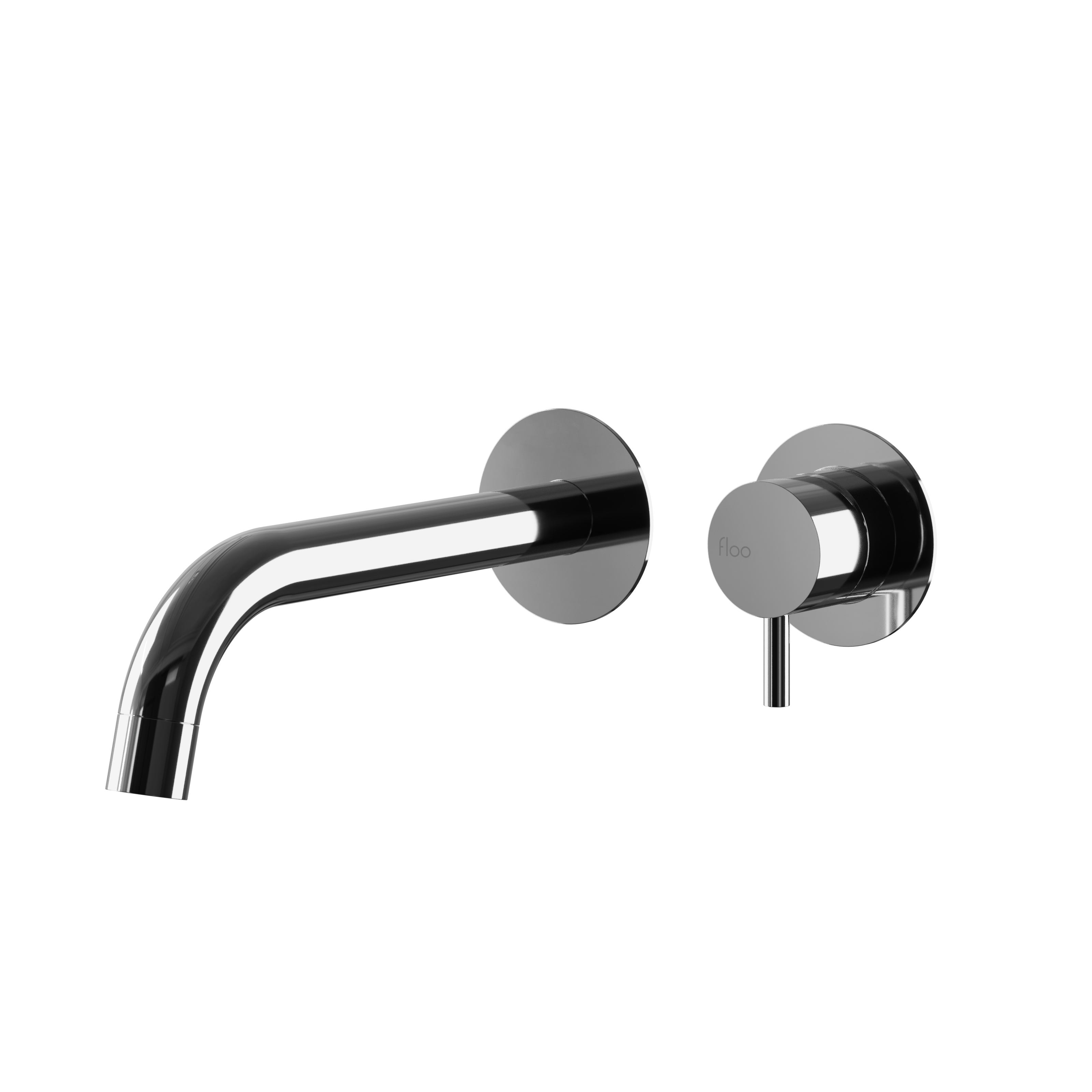 Wall-mounted washbasin mixer