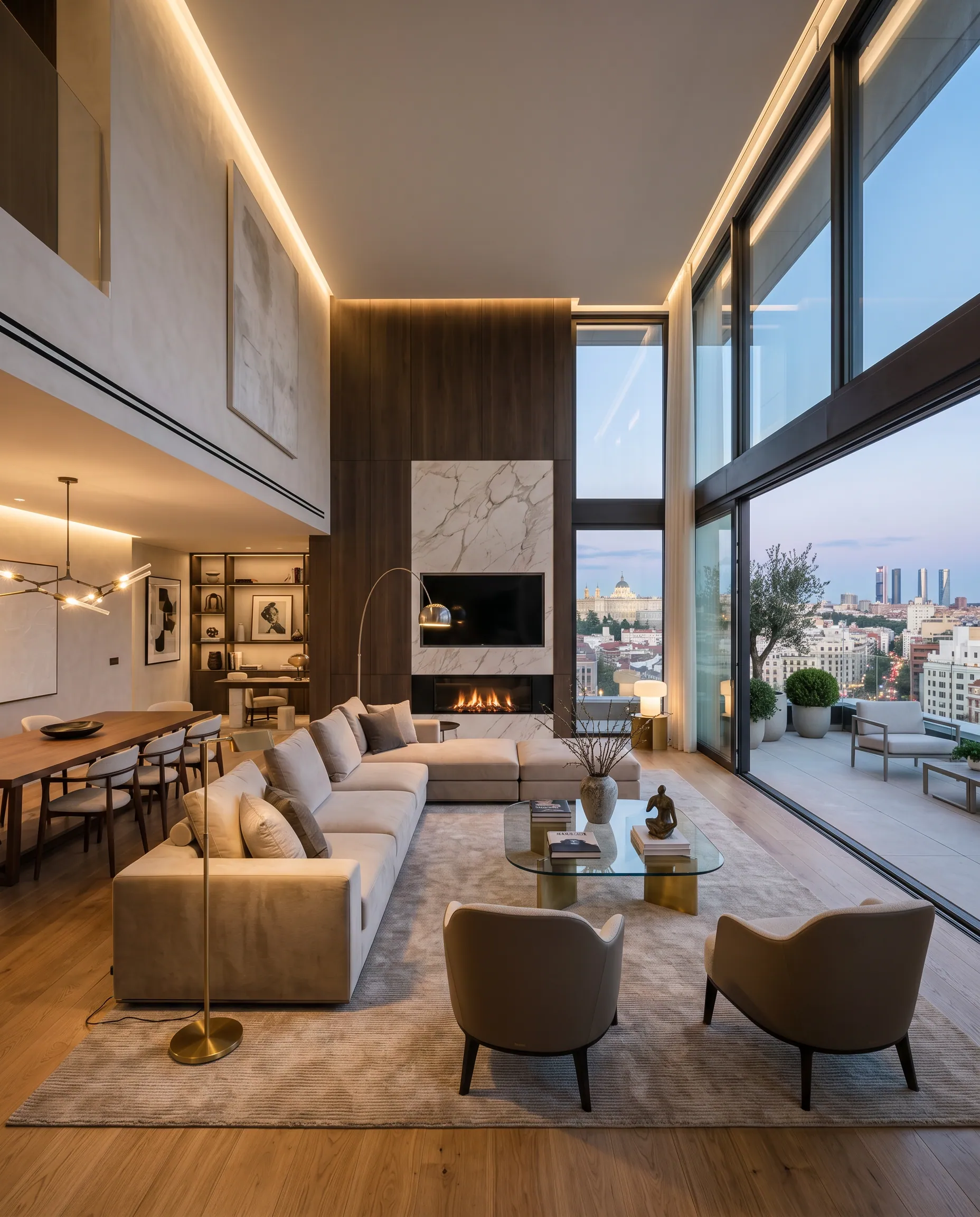 Madrid residential project with refined bathroom specification